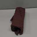 MIULEE Decorative Linen Check Throw Pillow Covers Neutral Farmhouse Vintage Pillow Covers 20x20 Set of 2 Boho Modern Winter Home Decor for Sofa Couch Bedroom Cushion Dark Brown