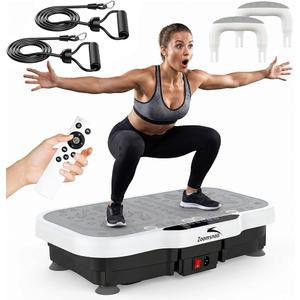 Zoomsnail Vibration Plate Exercise Machine, 8000 Vibrations/min Adjustable Fitness Platform, 400 Lbs Capacity Whole Body Workout Extra Large Size Platform with Bluetooth for Weight Loss, Women & Men
Amazon's Choice