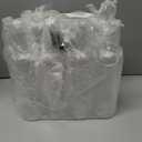WUWEOT 12 Pack Plastic Wine Bottles, 750ml Clear Empty Bordeaux-Style Liquor Bottles with Screw Lid and Shrink Capsules Caps