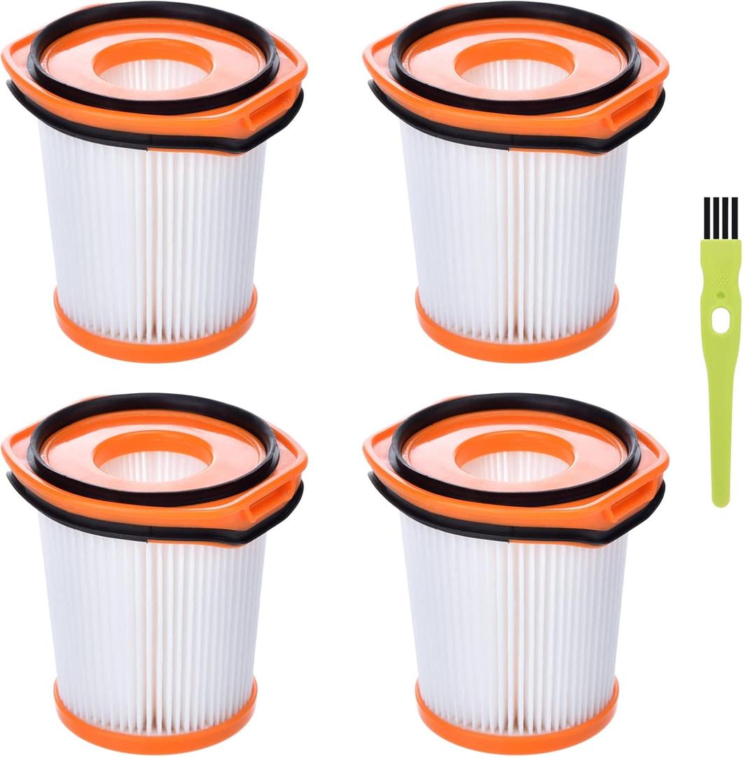 WS642AE Filter Replacement for Shark Wandvac Self-Empty System WS642AE Ultra-Lightweight Powerful Cordless Stick Vacuum (4 Pack)