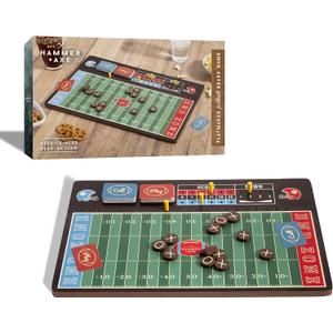 Hammer + Axe Football Playmaker Board, Strategic Coaching Game with Moveable Pieces