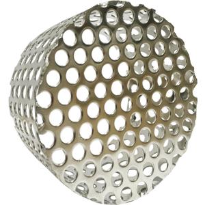 PVC Termination Mesh Vent Cover, Furnace&Roof Vent Cap, OD 2.4in to 2.98in Multihole Vent Mesh for 2.5in to 2.98in ID Pipe, Stainless Steel Conical Vent Mesh, Used for Keep Birds and Leaves Debris Out