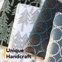 Planner Cover for A5,Mina Perhonen Cotton Embroidery Notebook Cover,[A5 Cover Only] Black Pine