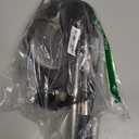 Electric Spin Scrubber, Cordless Shower Scrubber with Power Display Screen, IP68 Waterproof Bath Cleaning Brush, Adjustable Extension Handle & 2 Speeds, Electric Cleaning Brush for Bathroom, Kitchen, Tub (Black)