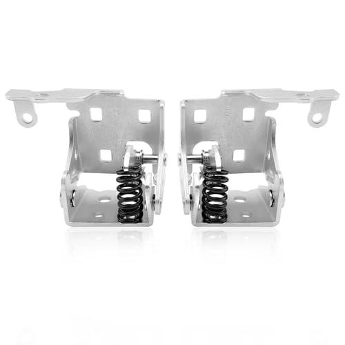 Lower Door Hinge Front Kit Left Driver Side and Right- Compatible with 2007-2014 Chevy Silverado Suburban Tahoe Avalanche GMC Sierra Yukon Cadillac Escalade- Replaces# 20969645,20969646