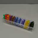 10 Professional Hair Clipper Guards Cutting Guides Compatible with Most Wahl Clippers with Organizer, Color Coded Clipper Combs Replacement - 1/16" to 1"