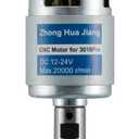 20000RPM 775 CNC Spindle Motor with 5mm ER11 Extension Shaft, Longer Working Life, DC 12-24V, High Power, Low Noise, Electrical DC Motor for 3018/3018 PRO CNC Router Machine
