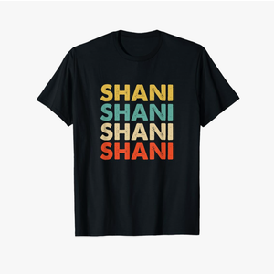 Shani Name T-Shirt, Small
