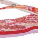 Roxy Women's Portofino Flip Flop Sandal Sneaker (6, True Red/Pink 234)