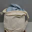 Double Stitch Cotton Tencel Fitted Sheet - King Size Fitted Sheets Deep Pocket, Soft Hotel Bedding, Cooling & Breathable for Hot Sleepers, Up to 16 inches, Sterling Blue (King (78" x 80"))