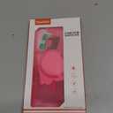 Ezanmull for Samsung Galaxy S25 FE Case Magnetic Shockproof, [Fit for MagSafe] [Glass Screen Protector + Camera Lens Protector] Translucent Anti-Fingerprint (Hot Pink)