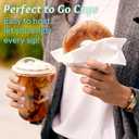 Homestockplus 15 oz Clear Plastic Cups with Lids (100 Pack) - Strawless Sip Lids, Leak-Proof & BPA-Free Iced Coffee Cups - Disposable Cold Drink Cups for Smoothies, Milkshake, Parties, Events