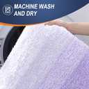 OLANLY Bathroom Rugs Mat 30x20, Extra Soft Absorbent Microfiber Bath Rugs, Rubber Backing, Quick Dry, Machine Washable Bath Mat for Bathroom Floor, Tub and Shower, Home Decor Accessories, Light Purple