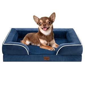 Comfort Expression Waterproof Orthopedic Dog Bed for Small Dogs 28.0"L x 19.0"W x 6.0"Th
