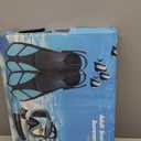 Snorkeling Gear for Adults Men Women,4 in 1 Snorkel Set with Panoramic View Diving Mask Anti-Fog Anti-Leak,Dry Top Snorkel,Fins and Travel Bag for Swimming,Snorkeling and Travel Diving (ML/XL, NavyBlue)