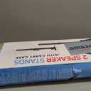 Gemini Sound ST-Pack Heavy Duty Professional Audio Universal DJ Fold-Out Telescoping Tripod Steel Speaker Stands (Set of 2), Up to 80" Inches Tall, 200lb Weight Capacity with Carry Bag Included,Black