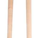 BQLZR Drum Mallet 12Inches Length,Anti-slip Bass Percussion Sticks,Timpani Mallet, White Felt Drum Mallet Soft Felt Head Wood Handle Pack of 2