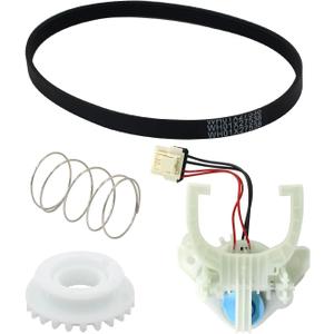 Upgraded WH03X30517 Washer Shift Actuator & WH01X27538 Drive Belt & WH05X24185 Clutch & WH01X24434 Spring Compatible with GE Washing Machine Parts Set 4PCS