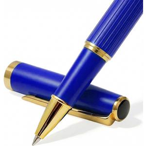 Rollerball Pen Smooth Writing Ball Point Pens with Schmidt Refills, Luxury Metal Journal Pen Gift Box Set for teacher classmate graduationpen for journaling Nice Fancy Luxury