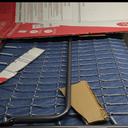 Gymax Folding Bed with Mattress Portable Rollaway Guest Cot Memory Foam Made in Italy Navy