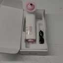 Rechargeable Bath Jets for Tub, Portable Jet Spa for Bathtub, Creates Soothing Bubbles and Massage for Relaxing Daily Use at Home (White-Pink)