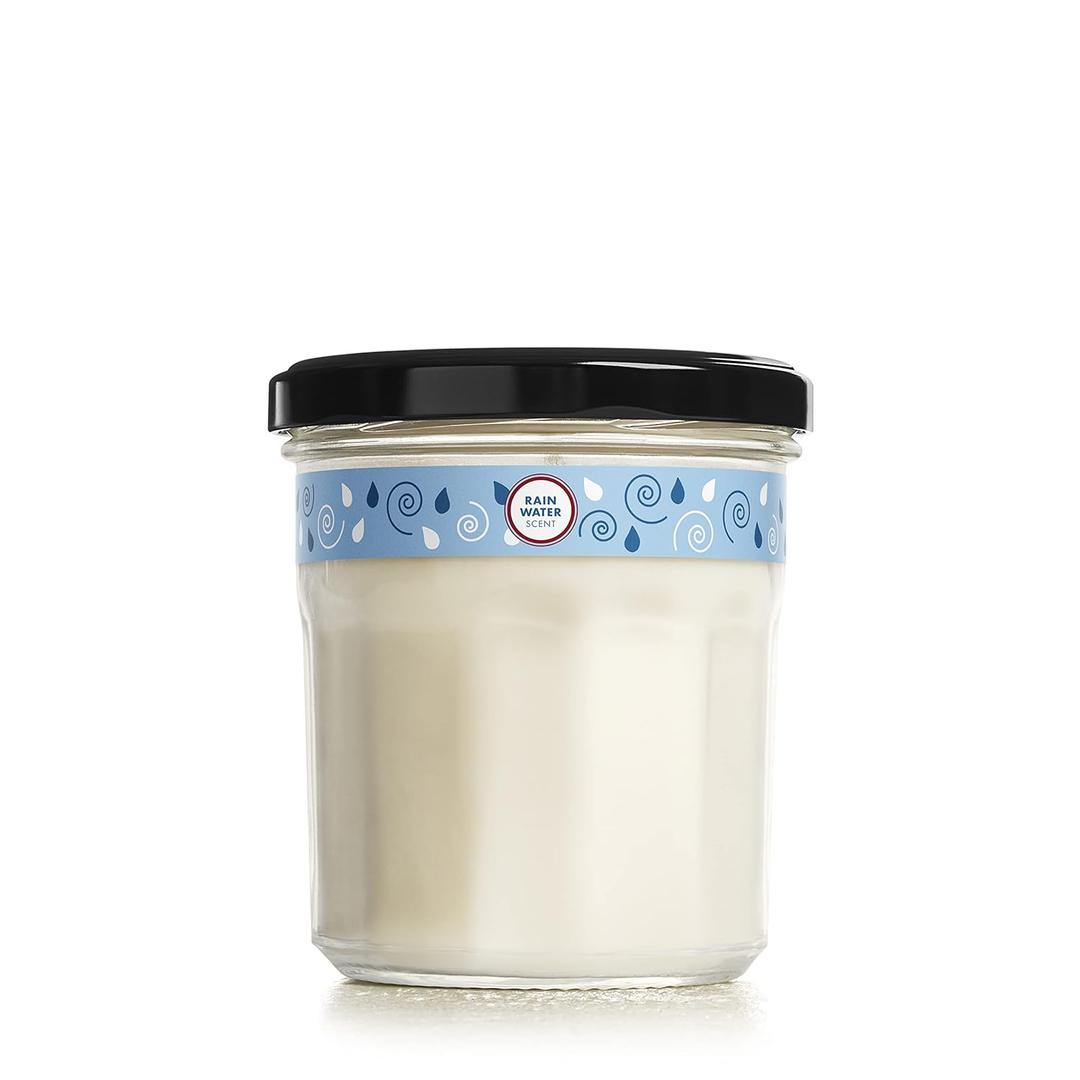 MRS. MEYER'S CLEAN DAY Soy Aromatherapy Candle, 35 Hour Burn Time, Made with Soy Wax and Essential Oils, Rain Water, 7.2 oz