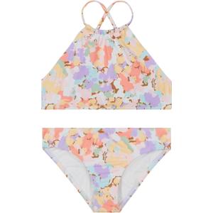 Billabong Girls Two-Piece Bikini Swimsuit Set, UPF 50+ Sun Protection, Quick-Dry Bathing Suit (7, Golden Fleece)