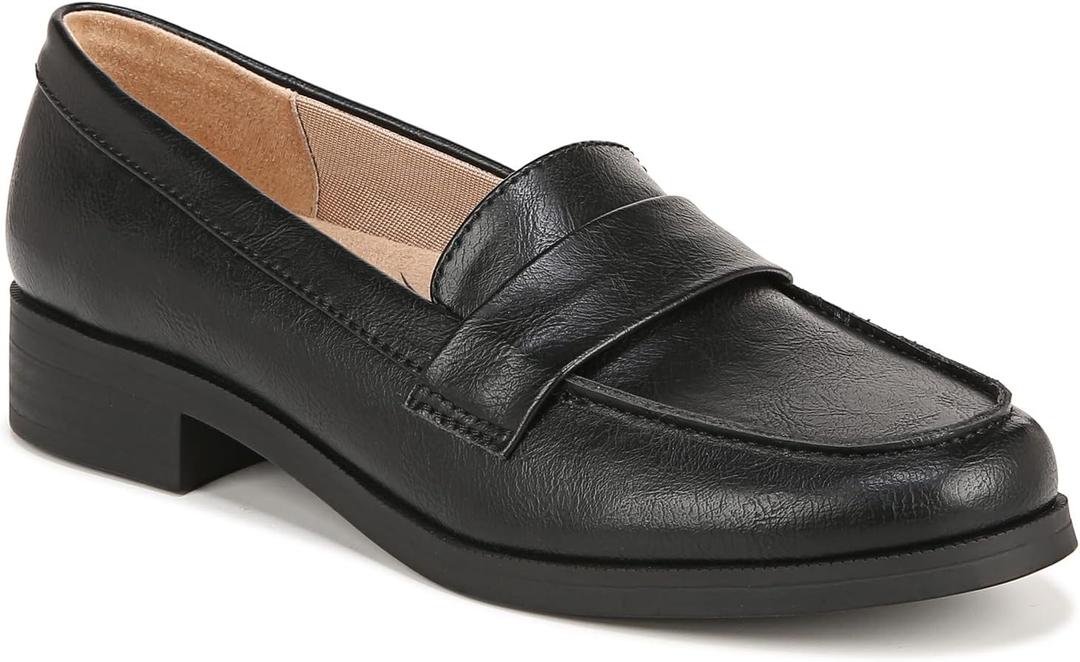 LifeStride Women's, Sonoma 2 Loafer (9 Wide, Black)