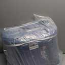 100% Cotton Quilt Set Oversized King Size - Soft Lightweight Stripe Bedding Set, Classic Comforter Set for All Season with 2 Shams, Oversized Bedspread Coverlet, 120 x120 inches (Dusty Blue)