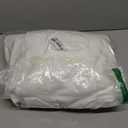 Women Summer Halter Dress Low Cut Sleeveless A Line Tulle Swing Flowy Tea Length Dress Corset Prom Formal Ball Gowns (White, X-Large)