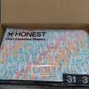 The Honest Company Comfort Dry Disposable Diapers for Sensitive Skin, Hypoallergenic, Fragrance-Free, Just Peachy + Flower Power, Club Box, Size 3 (16-28 lbs), 62 Count