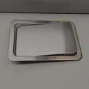 Sturdy Kitchen Countertop Trash Lid Rustproof Stainless Steel Tabletop Cover