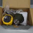 Paint Sprayer, 700W HVLP Spray with Cleaning & Blowing Joints, 4 Nozzles and 3 Patterns, Easy to Clean, for Furniture, Cabinets, Fence, Walls, Door, Garden Chairs etc. VF803 Yellow