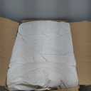 APSMILE Super King Luxury 100% Organic Cotton All Season Down Feather Fibers Comforter, High Fill Power Medium Warmth Duvet Insert (120x120, Ivory White)