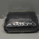 BEDELITE Queen Comforter Set 7 Pieces Bed in A Bag - Soft Microfiber Reversible Black Bed Set with Comforters, Sheets, Pillowcases & Shams, Cozy Luxury Bedding Sets for All Season