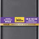 Wilton Gold Premium Non-Stick Warp-Resistant Bakeware, Made without PFAs, Medium Cookie Sheet, 15.25 x 10.25 in