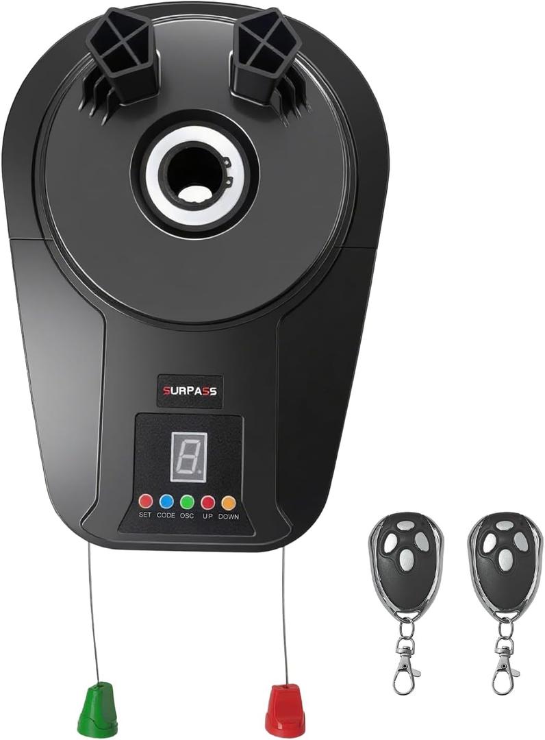 SURPASS Steel Rolling Door Opener from Surpass, About 50 Decibel Quiet Rolling Door Opener with 3/4HP and DC Power Garage Door Opener