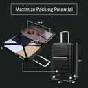 Samsonite Freeform Hardside Carry-On Luggage with Spinner Wheels - Hardshell Suitcase - TSA, Airline-Approved - Expandable Hard Shell, Smooth Rolling Wheels for Lightweight Travel - Sage Green
