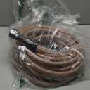 Flexzilla Colors SwivelGrip Garden Hose 5/8 in. x 50 ft., Lightweight All-Weather Water Hose, Durable and Flexible, Leak-Free Connections, Brown Mulch