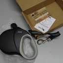 Fida Upgraded Retractable Dog Leash 30ft, Heavy Duty Pet Walking Leash for Medium/Large Breed up to 110 lbs, 360 Tangle-Free Long Retract Dog Lead, Soft Grip, One-Hand Brake, Black