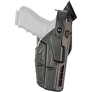 Safariland 7360 7TS ALS/SLS Mid-Ride Duty Rated Level III Retention Holster (SIG P320 9/40 X300U, SafariSeven Plain Black)