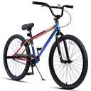 cubsala 26 Inch BMX Race Bike Bicycles Beginner-Level to Advanced Riders with 2 Pegs Trick Cycling and Professional BMX Riding, Colorful