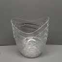 Ice Bucket- Ice Buckets for Parties - Clear Acrylic Champagne Bucket with Easy-to-Carry Handles - Good for up to 4 Wine or Champagne Bottles (4 Pack)