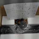 Tv Trays Set of 2 for Couch - 360Swivel Height Adjustable, Larger Metal and Wooden Base to Prevent SlippingTV Tray C Shaped End Table Food Snack Trays for Eating Sofa Bed Bathroom (Brown)