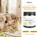 6 Pack Odor Eliminator Gel Beads, 6 kinds of fragrance Clear Air Freshener Made with Essential Oils - Eliminates Odors in Bathrooms, Cars, Boats, RVs & Pet Areas