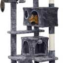 Yaheetech 54in Cat Tree Tower Condo Furniture Scratch Post for Kittens Pet House Play