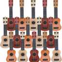 15 Pcs Kids Toy Guitar 10 Inch Mini Classical Ukulele Guitar Toy Beginner Rhyme Developmental Musical Instrument Toddlers Ukulele Guitar Cute Guitar Toy for Toddler Educational Toy Supplies