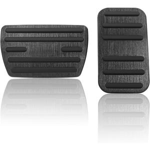 Anti-Slip Pad Accelerator Gas Brake Foot Pedal Cover Compatible for Honda Accord CR-V Civic Odyssey Passport Insight Pilot Accessories Black