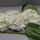 3 Pcs 26" Huge Extra Large Faux Silk White Hydrangea Artificial Flowers, Fake Flower with Long Stems, for Wedding Centerpiece Large Vase Christmas Home Decor