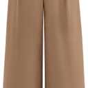 BTFBM Women Wide Leg Dress Pants 2026 High Waisted Button Pleated Business Casual Trousers Office Work Palazzo Pants, Size M